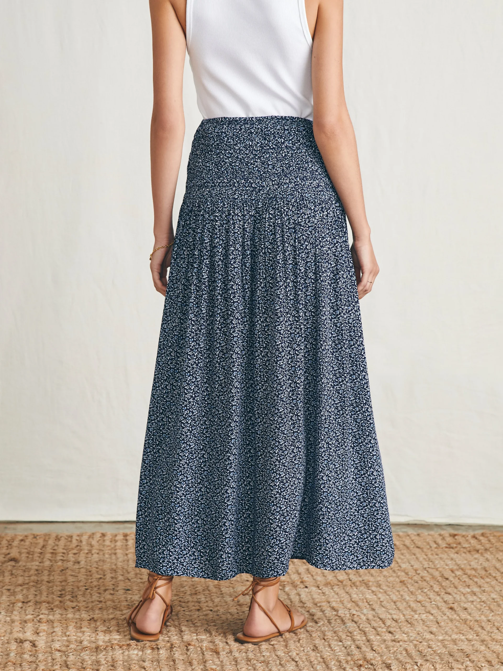 Shorts & Skirts^Faherty Brand Alisee Skirt - Navy Riverton Ditsy