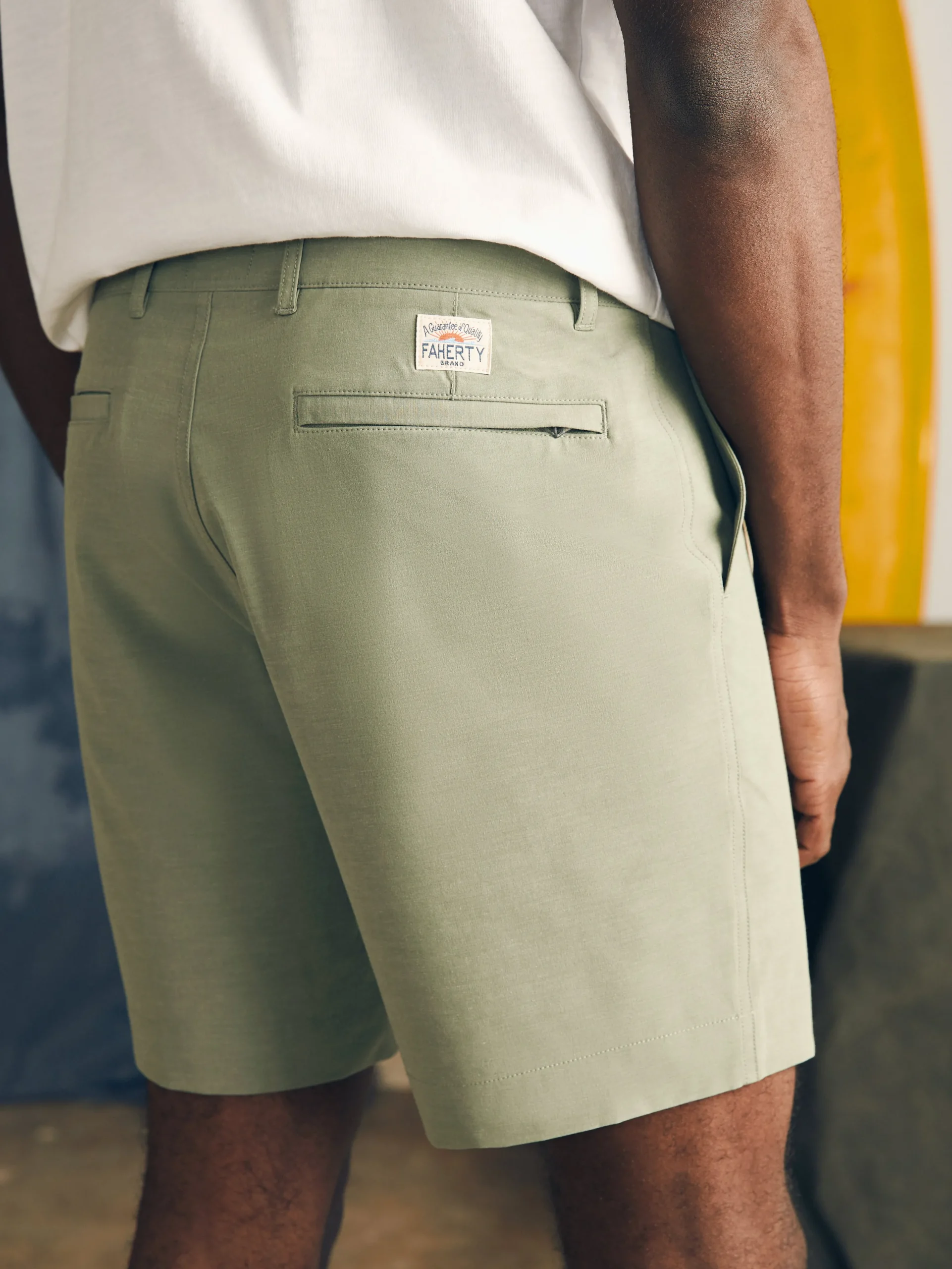 Shorts^Faherty Brand All Day Shorts (7" Inseam) - Olive
