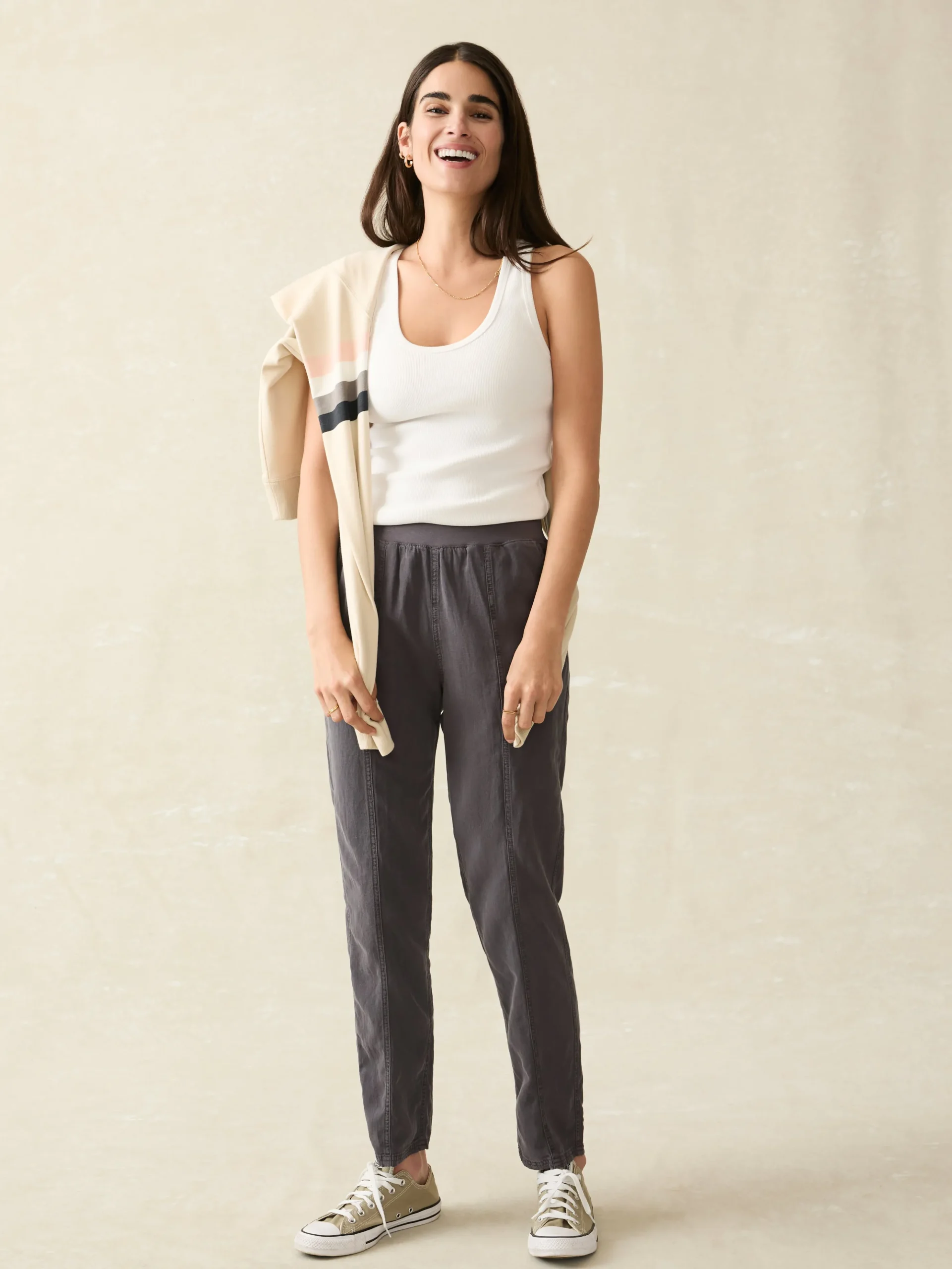 Pants^Faherty Brand Arlie Pant - Faded Black