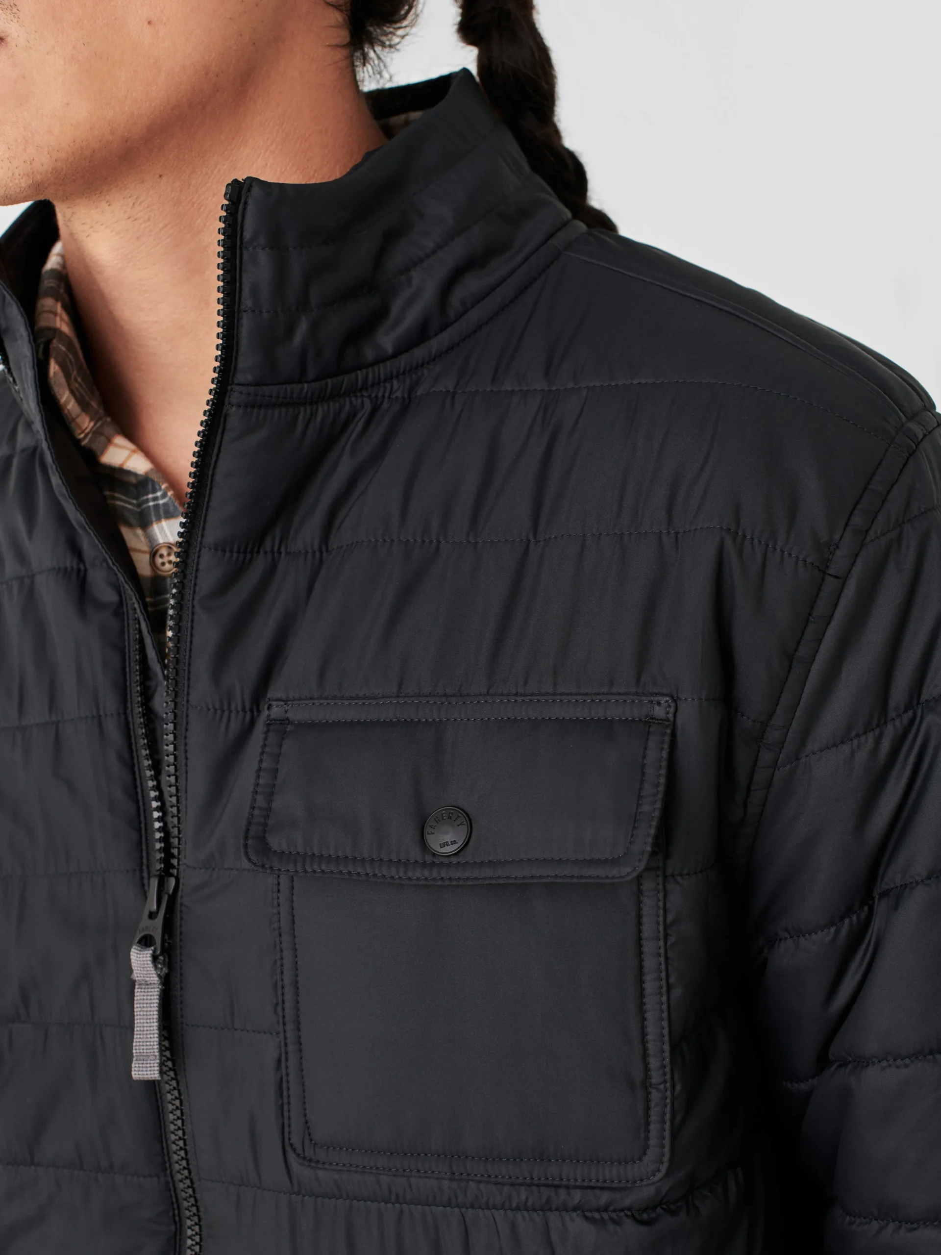 Jackets & Vests^Faherty Brand Atmosphere Full Zip - Mountain Black
