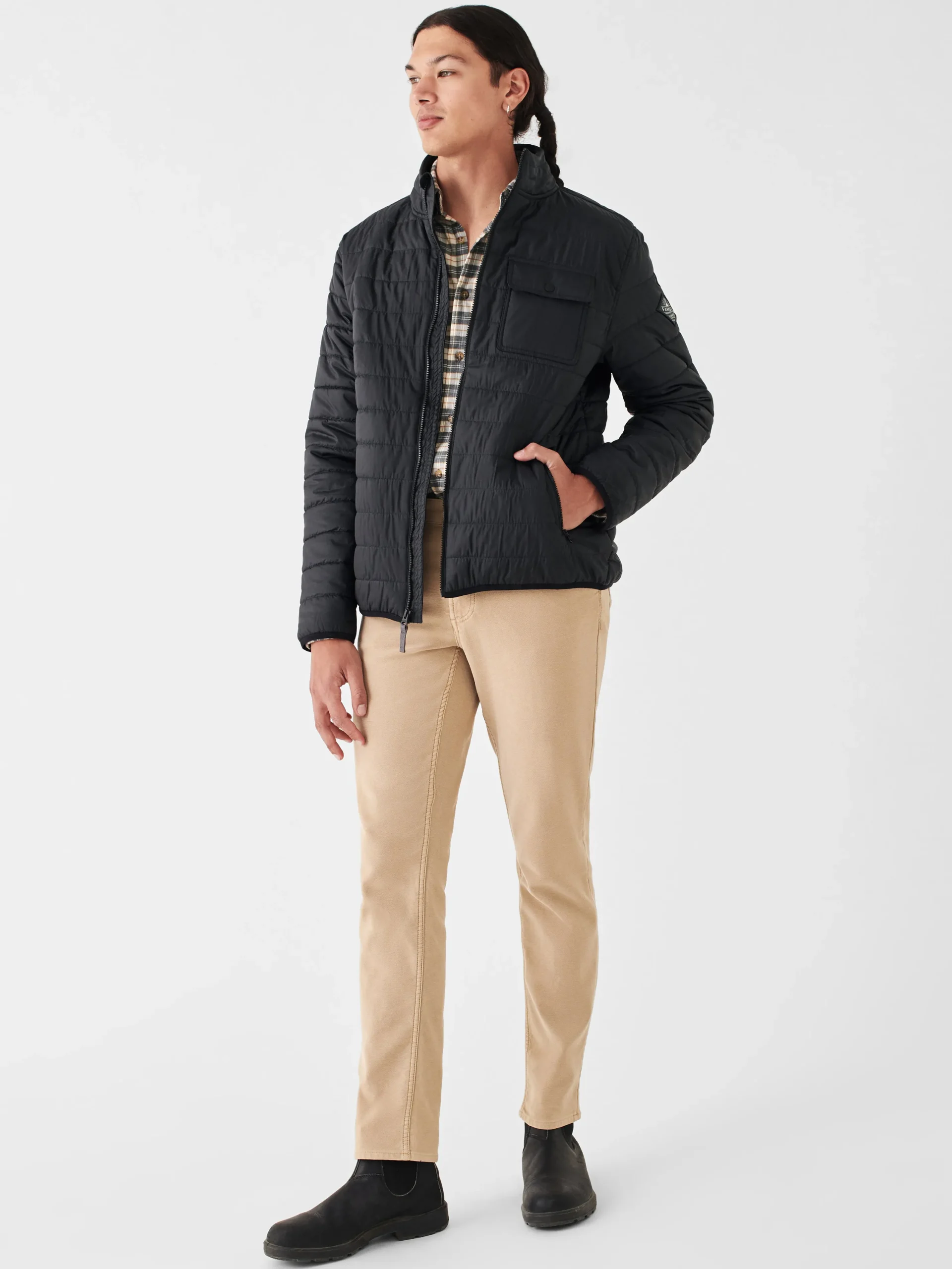 Jackets & Vests^Faherty Brand Atmosphere Full Zip - Mountain Black