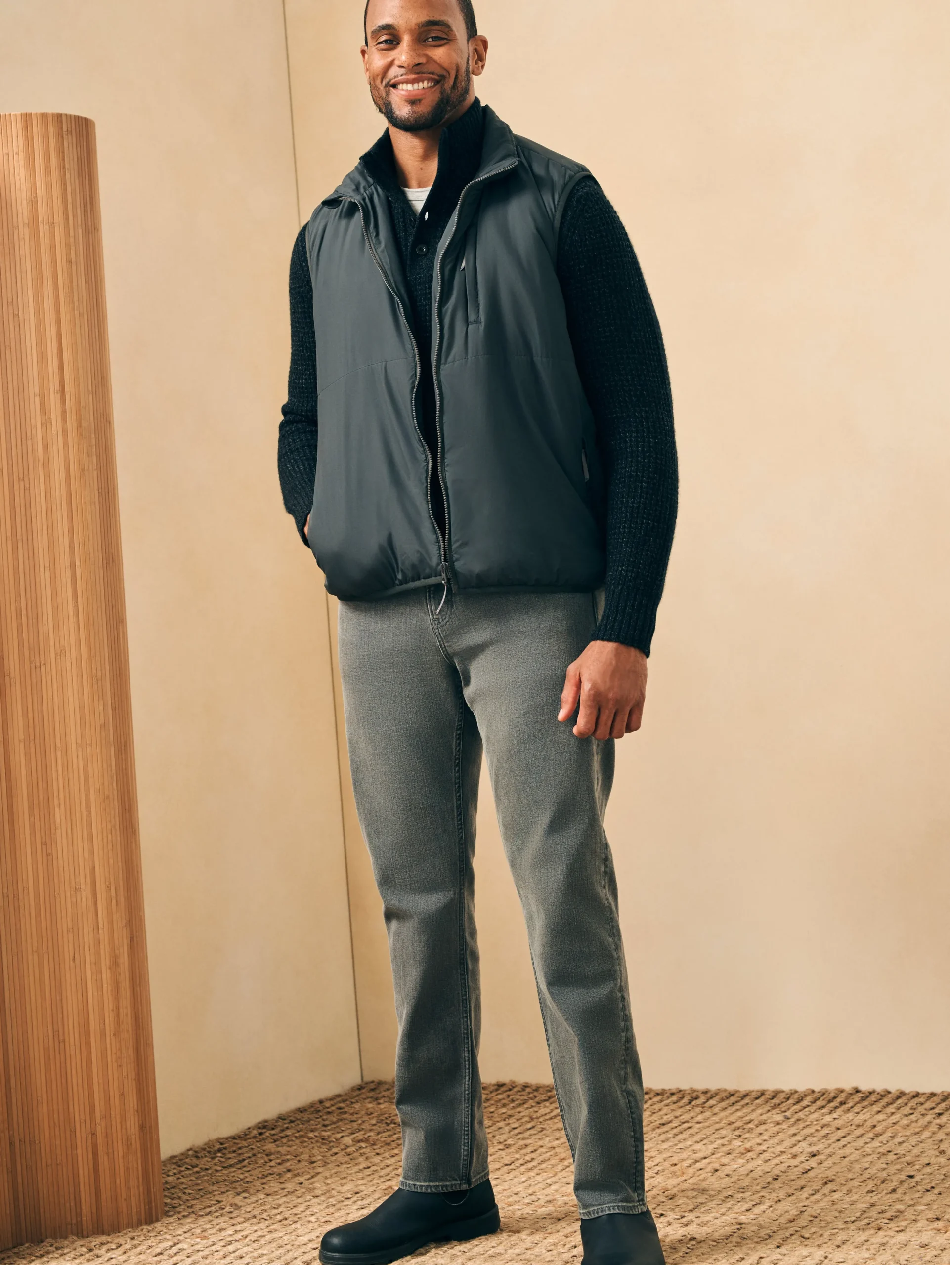 Jackets & Vests^Faherty Brand Atmosphere Vest - Mountain Black