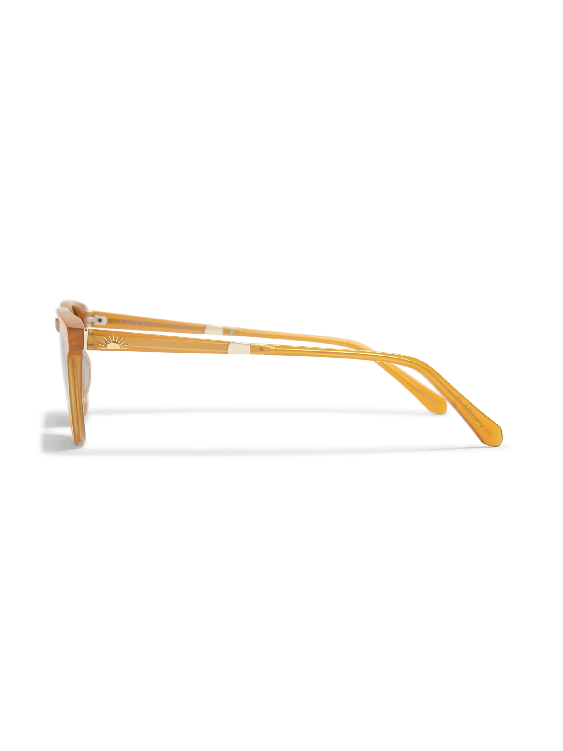 Sunglasses|Sunglasses^Faherty Brand August Sunglasses - Milky Honey