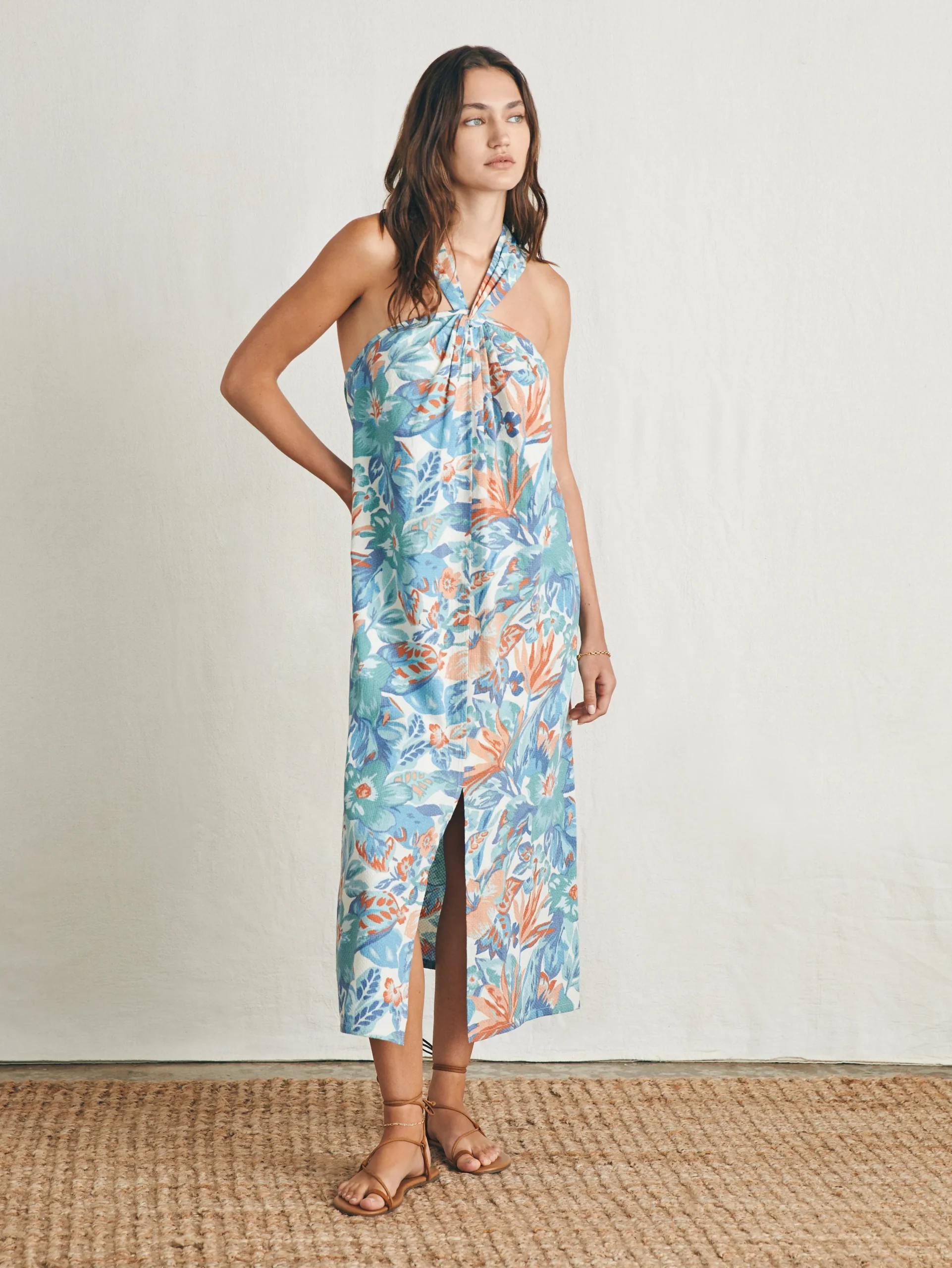 Dresses^Faherty Brand Bay Twist Dress - Paradise Blossom Floral
