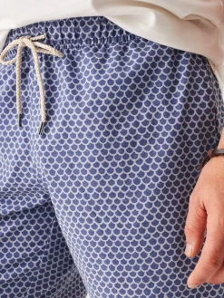 Swim^Faherty Brand Beacon Trunk (7" Inseam) - Fishscale Batik