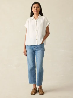 Shirts & Tops^Faherty Brand Breeze Shirt - White