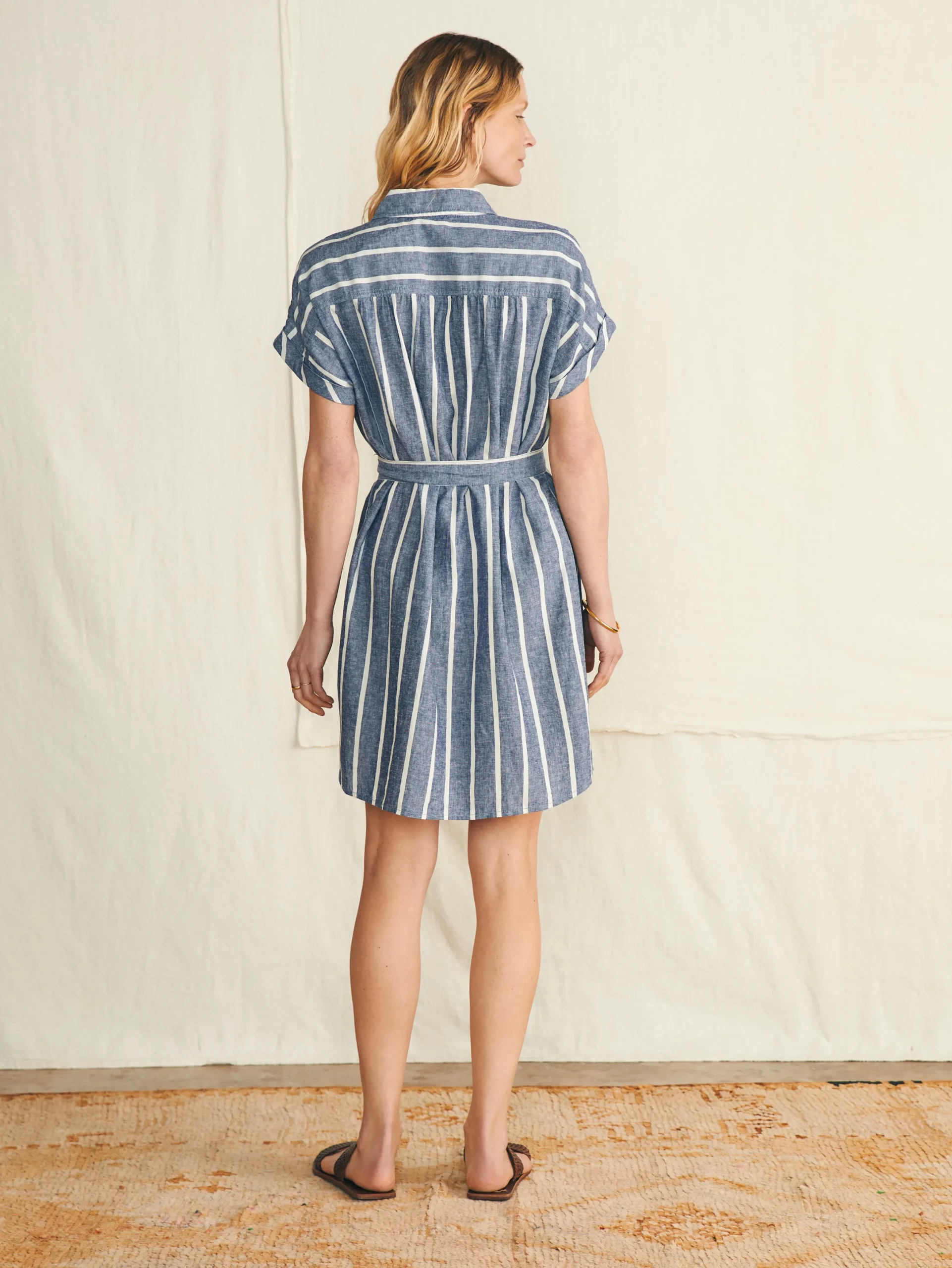 Dresses^Faherty Brand Breeze Shirtdress - Coastal Crisp Stripe
