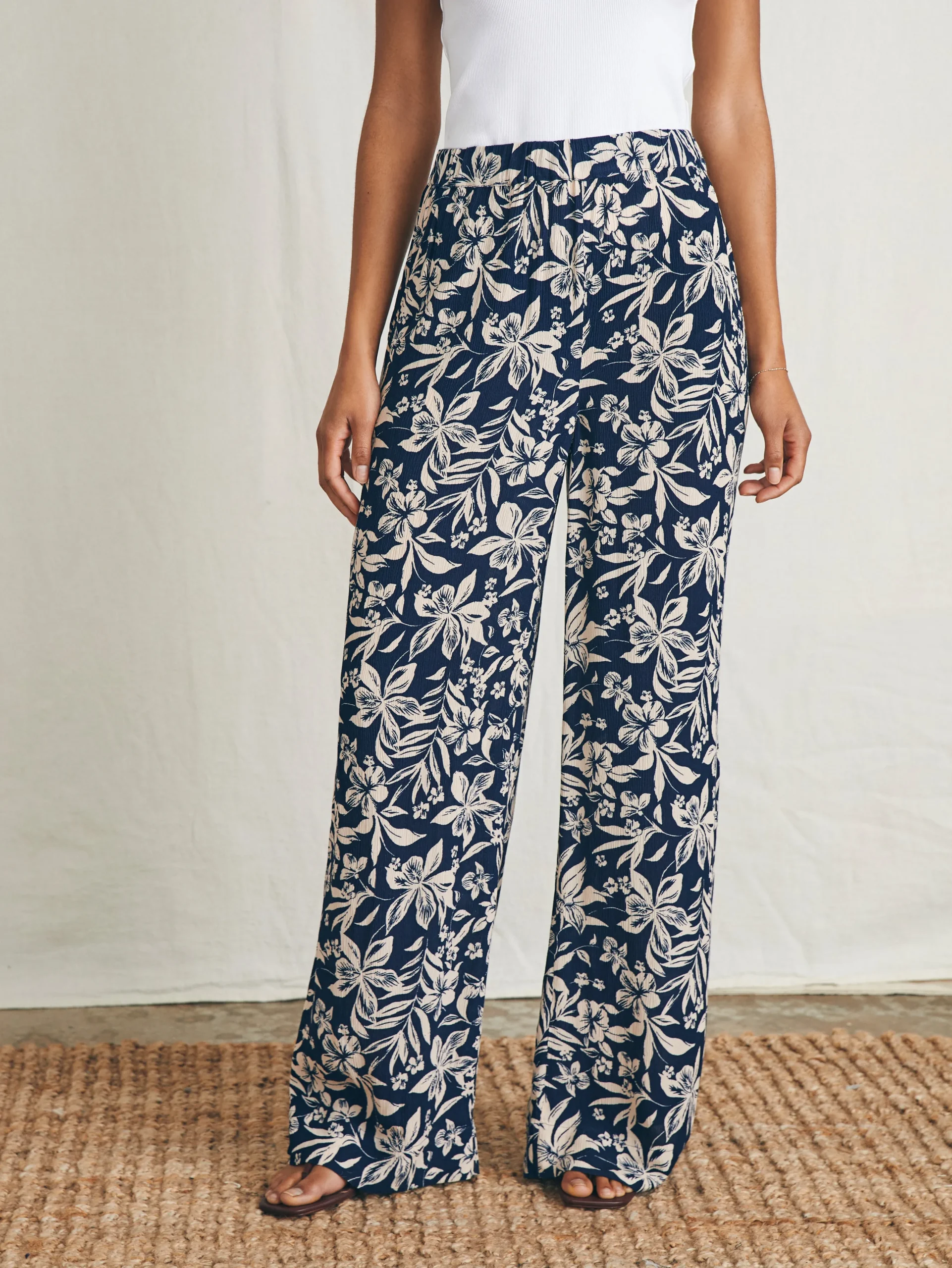 Pants^Faherty Brand Cabana Pant - Navy Canopy Floral