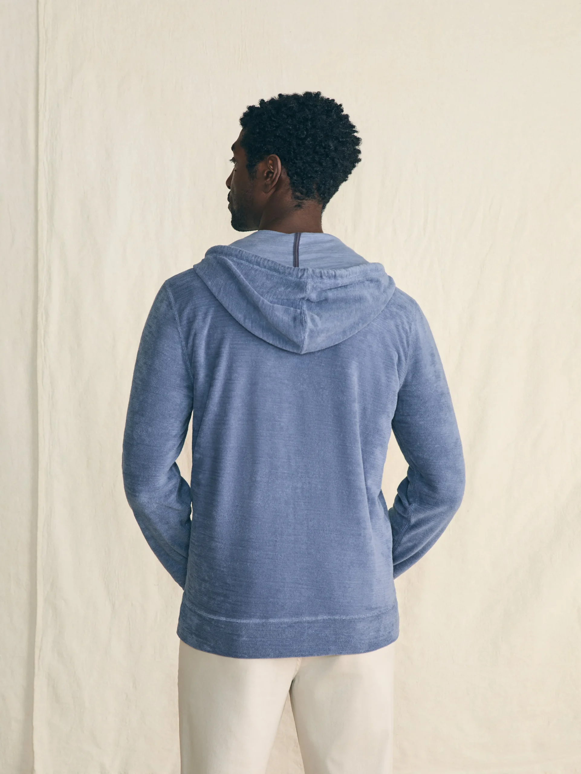 Hoodies & Sweatshirts^Faherty Brand Cabana Towel Terry Zip Hoodie - Stormy Sky