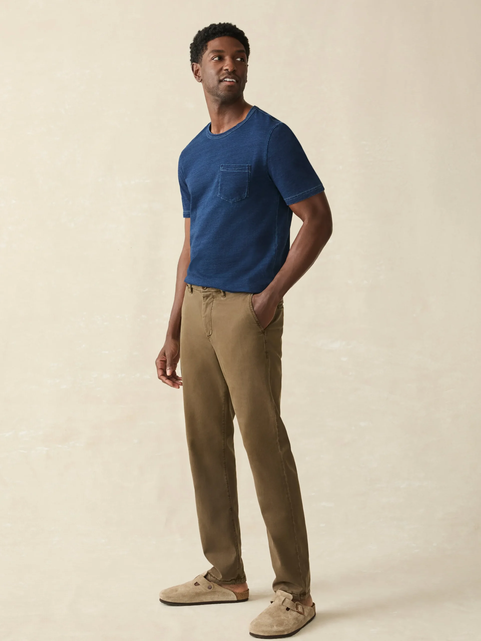 Pants^Faherty Brand Coastline Chino - Olive Night