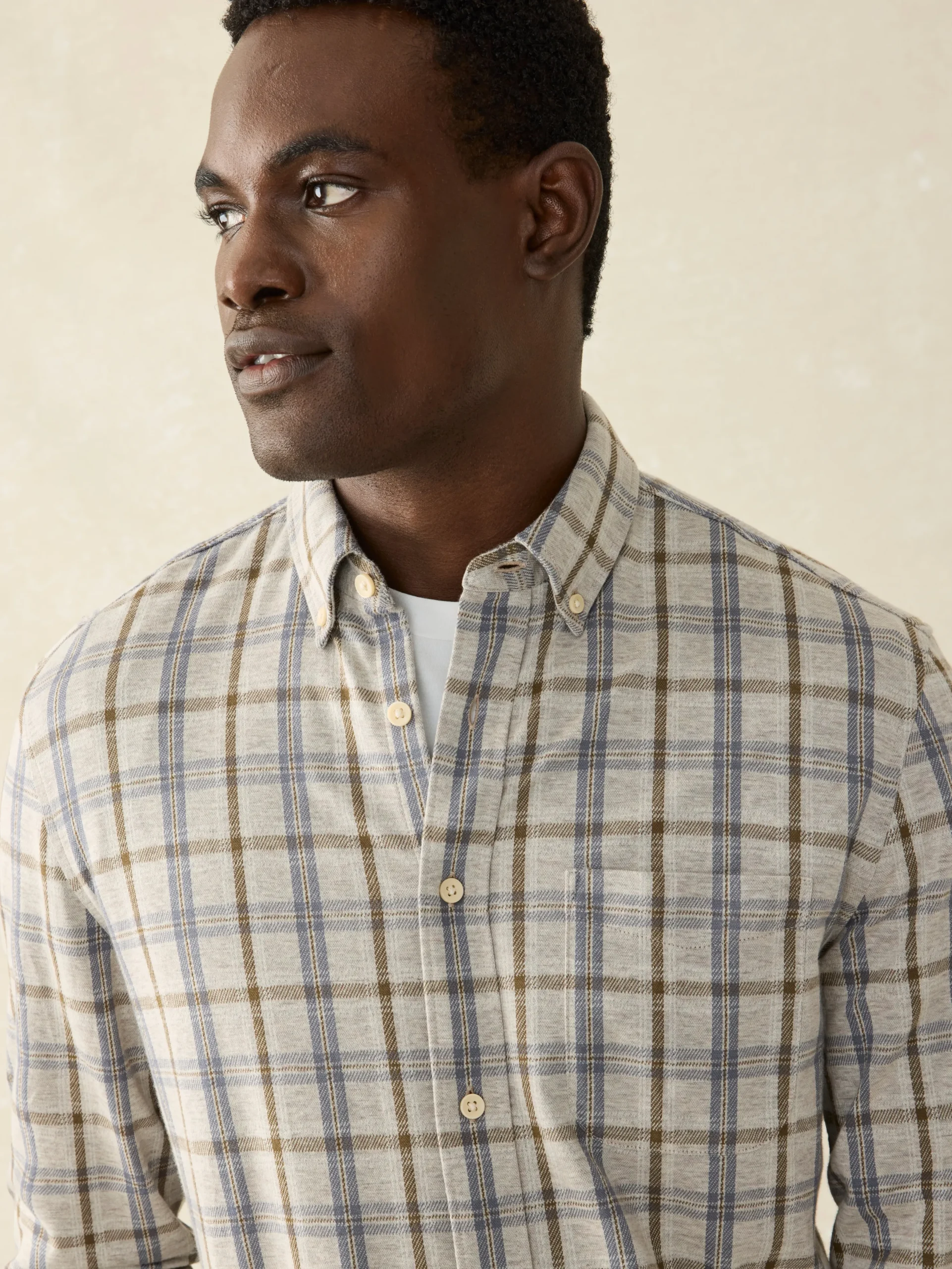 Shirts^Faherty Brand Coastline Knit Shirt - Birch River Plaid