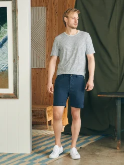 Shorts^Faherty Brand Coastline Stretch Chino Short (8" Inseam) - Blue Nights