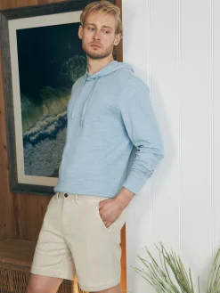 Shorts^Faherty Brand Coastline Stretch Chino Short (8" Inseam) - Stone