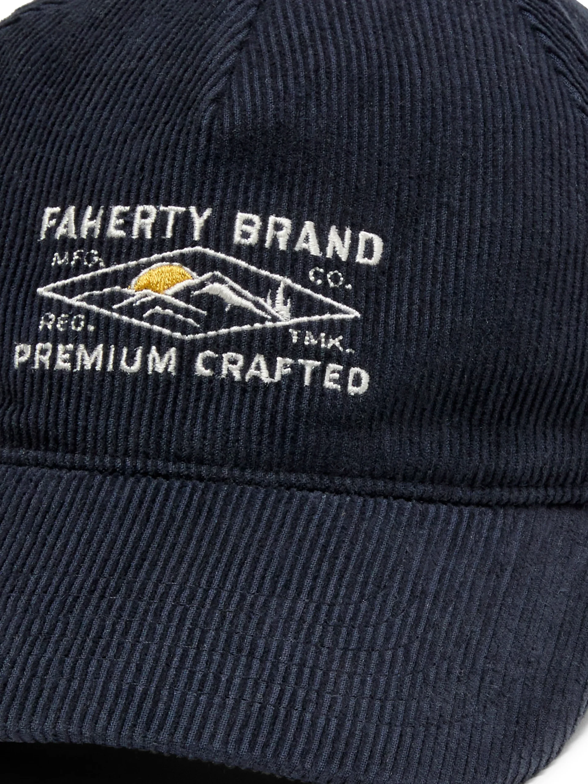 Hats^Faherty Brand Corduroy Patch Hat - Phantom