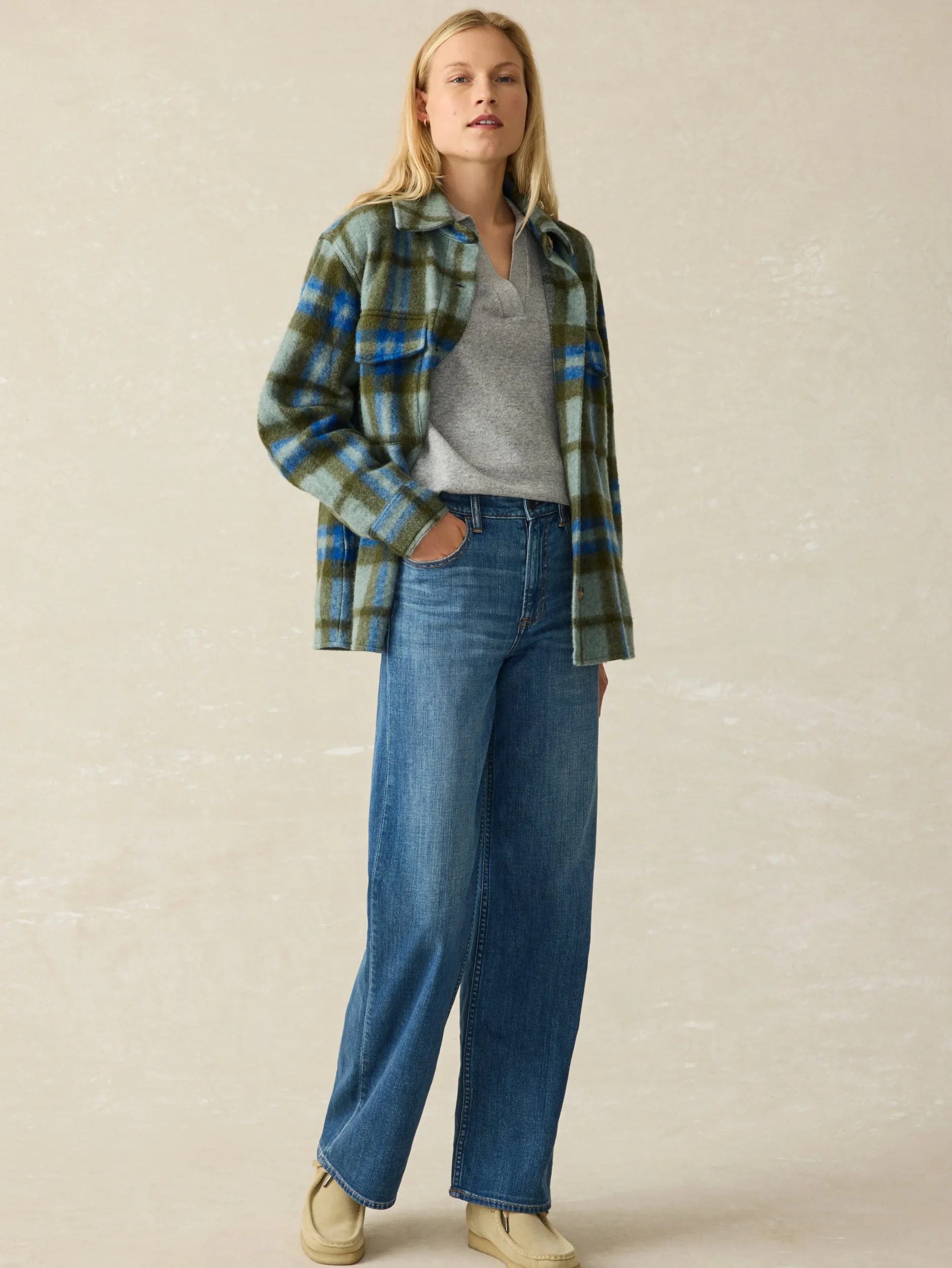 Blazers & Outerwear^Faherty Brand Cotswold Shirt Jacket - Oakland Plaid