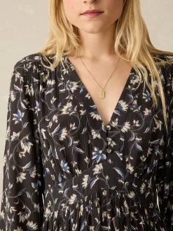 Dresses^Faherty Brand Dakota Dress - Blue Jasmine Floral