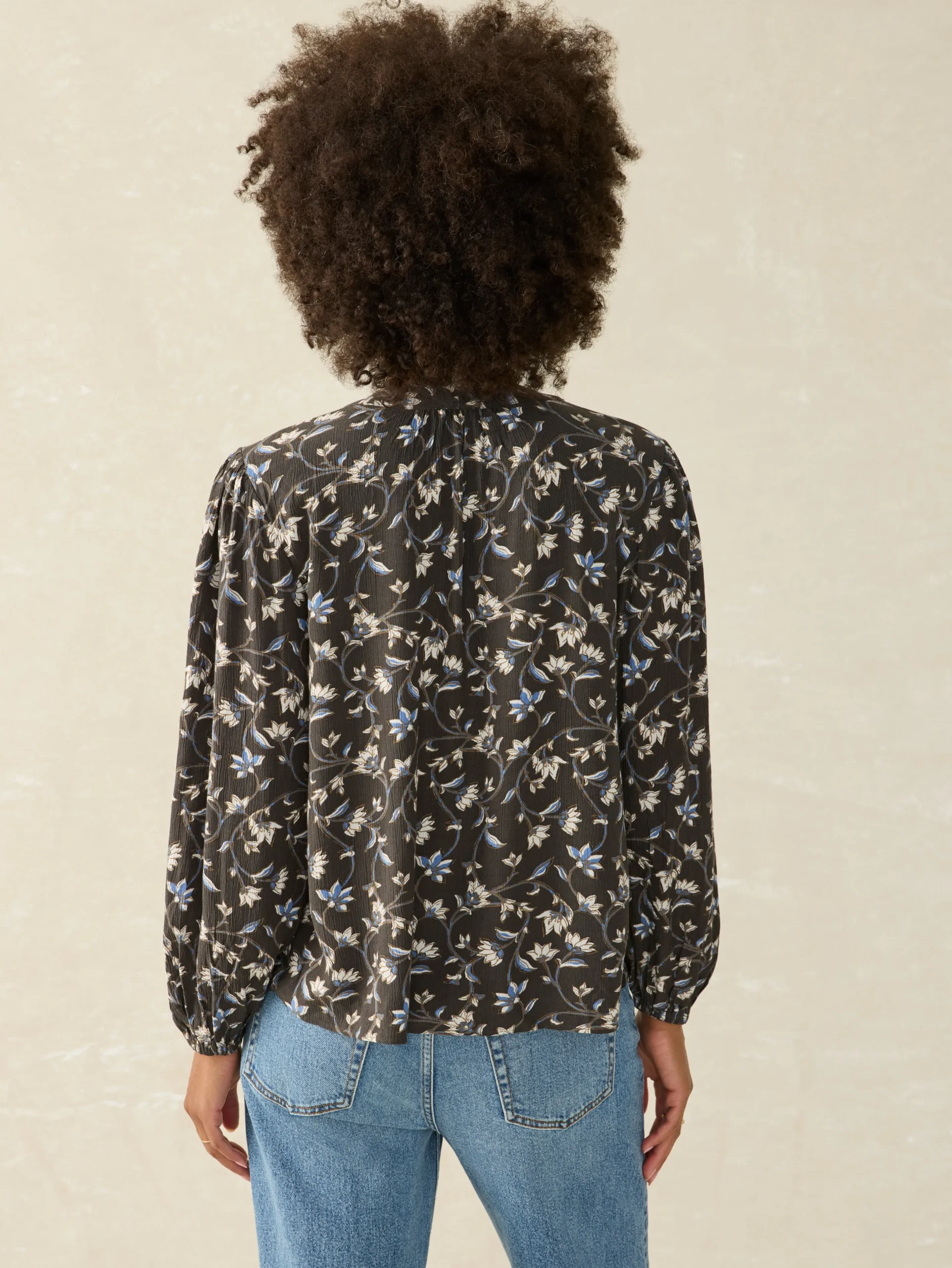 Shirts & Tops^Faherty Brand Dakota Top - Blue Jasmine Floral
