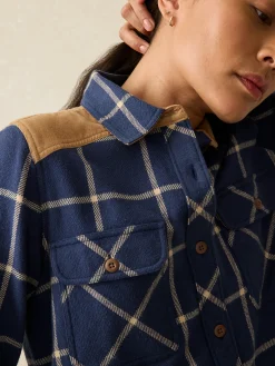 Shirts & Tops^Faherty Brand Daly Shirt - Navy Olivia Plaid