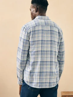 Shirts^Faherty Brand Doublecloth Shirt - Ocean Glacier Plaid