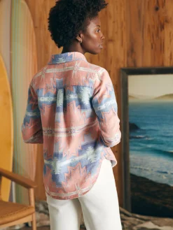 Shirts & Tops^Faherty Brand Doug Good Feather Daly Shirt - Morning Star Sun