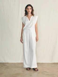 Shirts & Tops^Faherty Brand Dream Cotton Gauze Dylan Top - White
