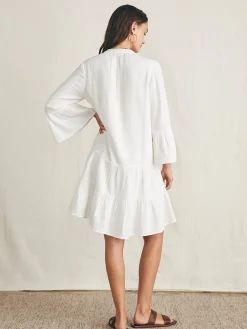 Dresses^Faherty Brand Dream Cotton Gauze Kasey Dress - White