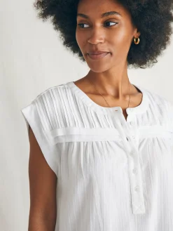 Shirts & Tops^Faherty Brand Ellsworth Top - Egret