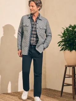 Jackets & Vests^Faherty Brand Epic Quilted Fleece CPO - Carbon Melange