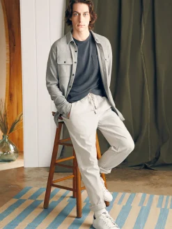 Pants^Faherty Brand Essential Drawstring Pant - Birch
