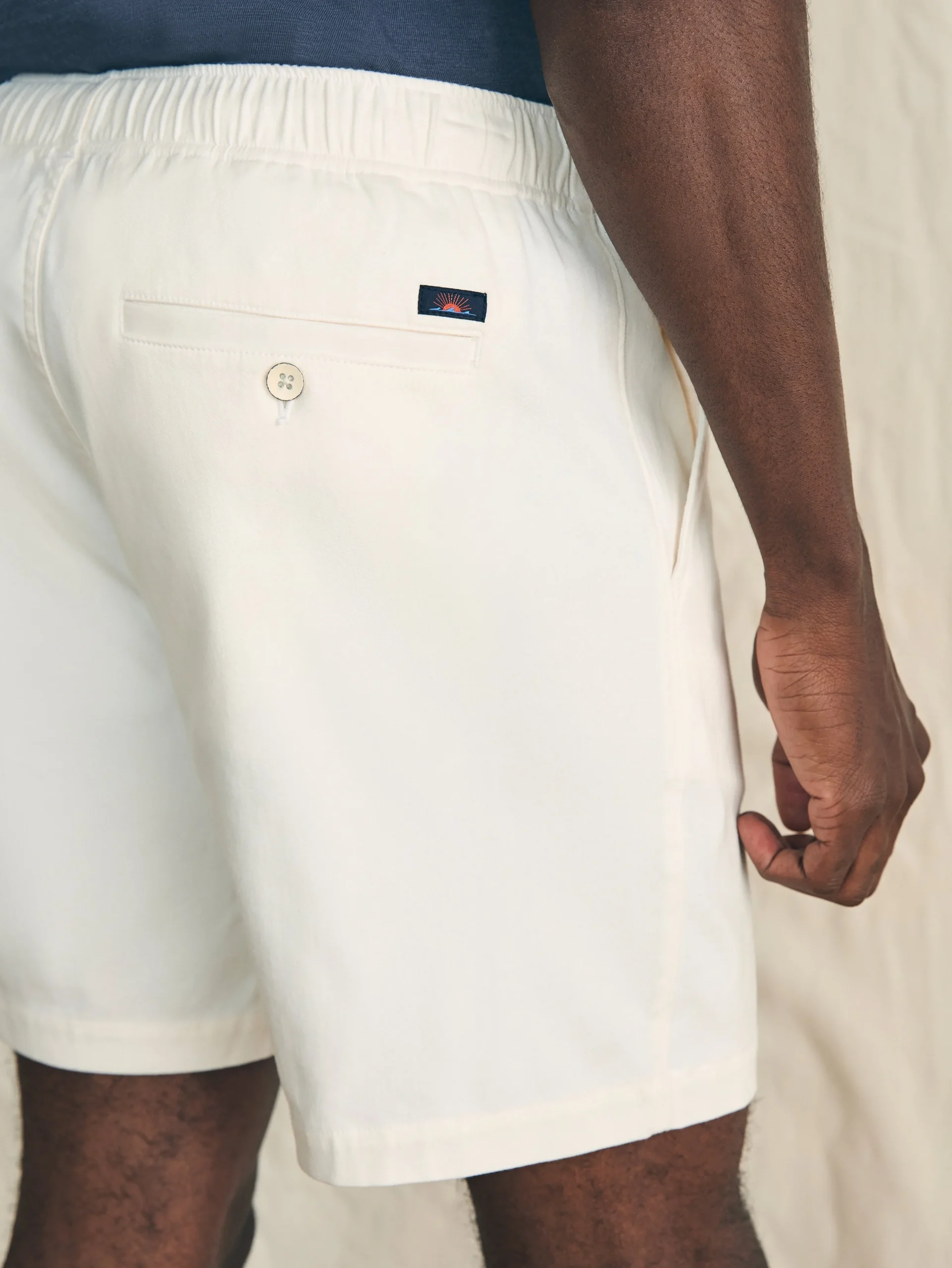 Shorts^Faherty Brand Essential Drawstring Short (6.5" Inseam) - Solar White
