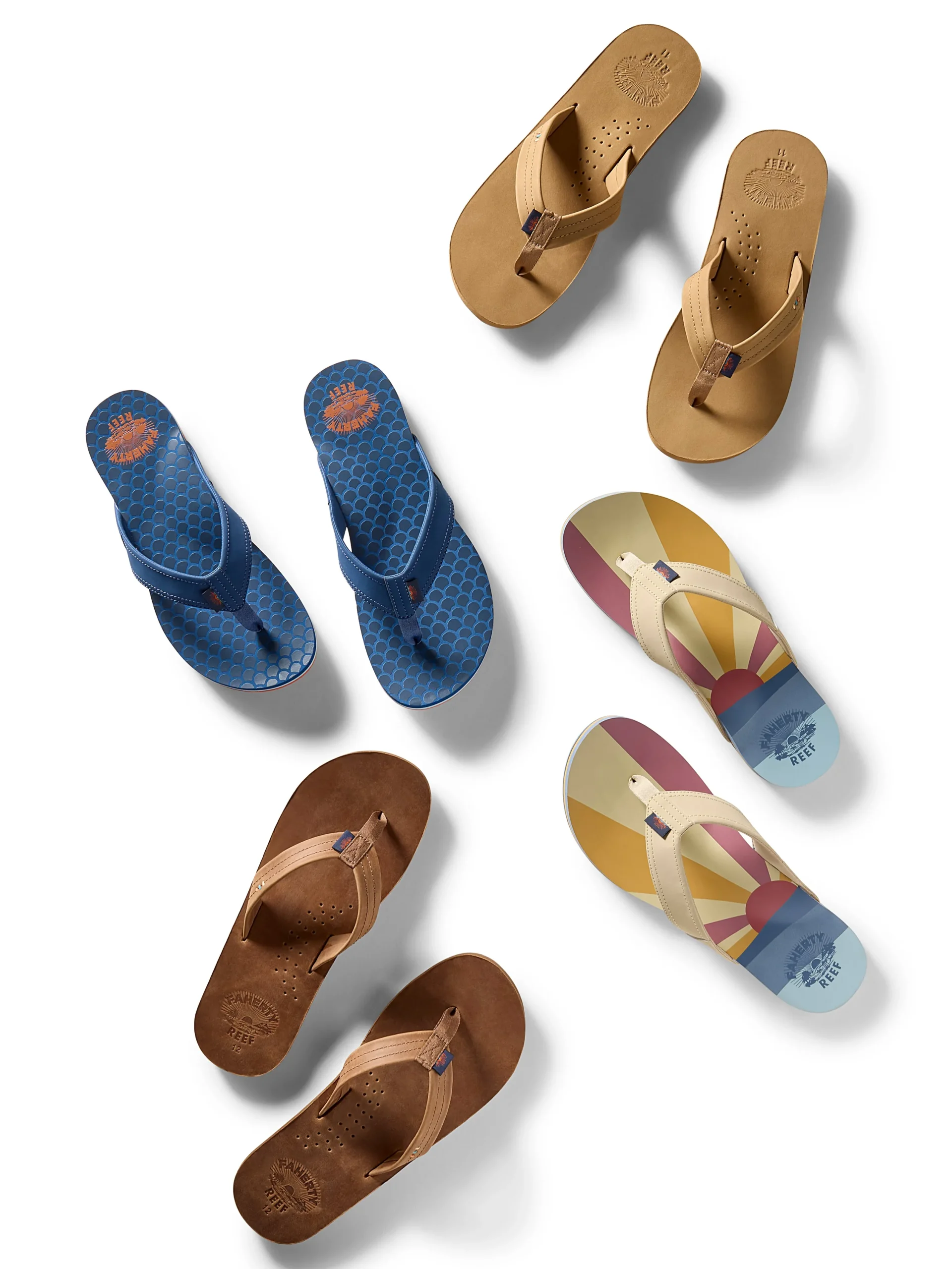 Shoes^Faherty Brand Faherty X REEF Eva Flip Flop - Navy Fishscale