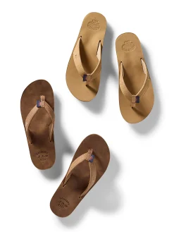 Shoes^Faherty Brand Faherty X REEF Men's Draftsmen Flip Flop - Bronze