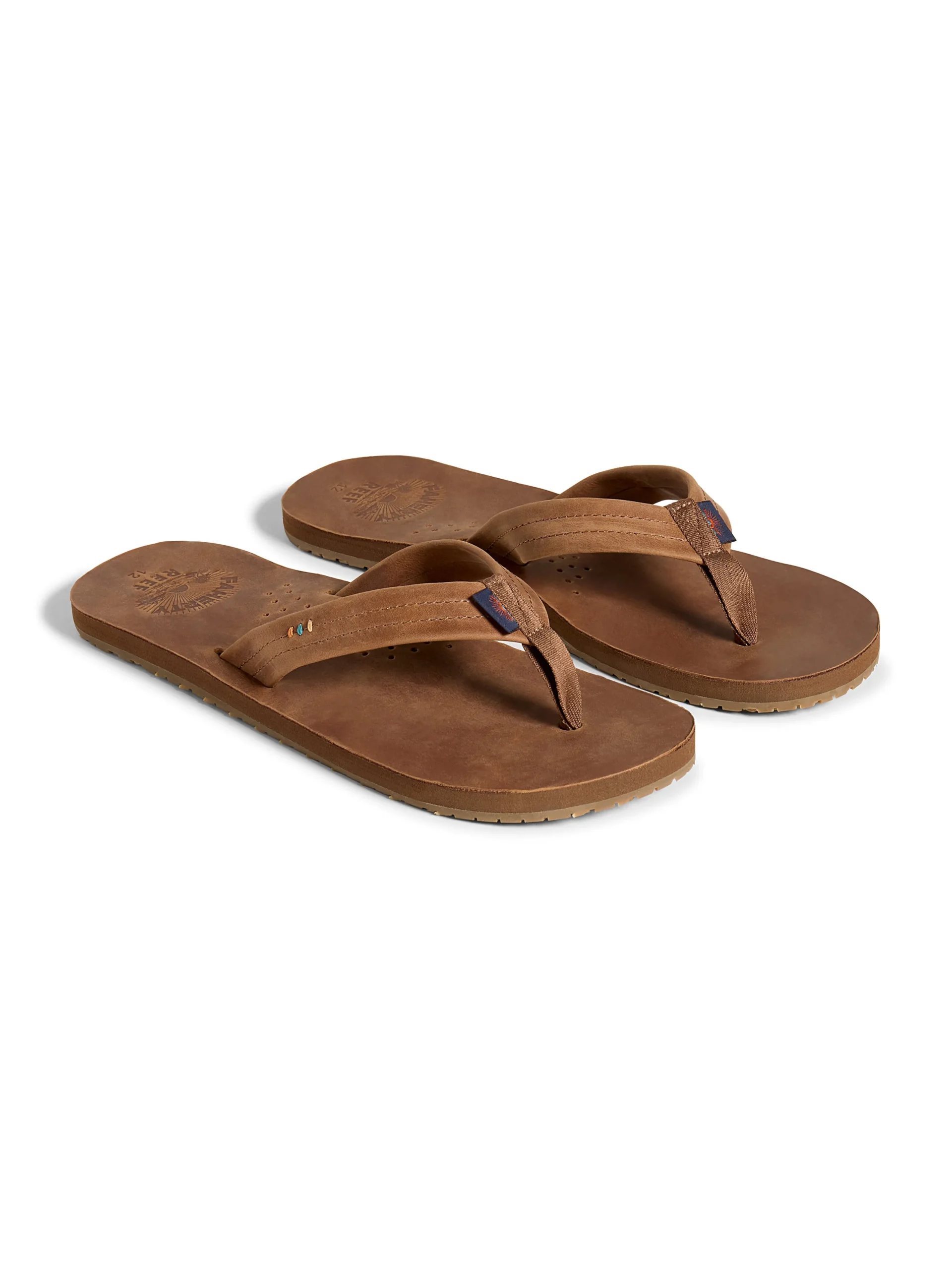 Shoes^Faherty Brand Faherty X REEF Men's Draftsmen Flip Flop - Dark Brown