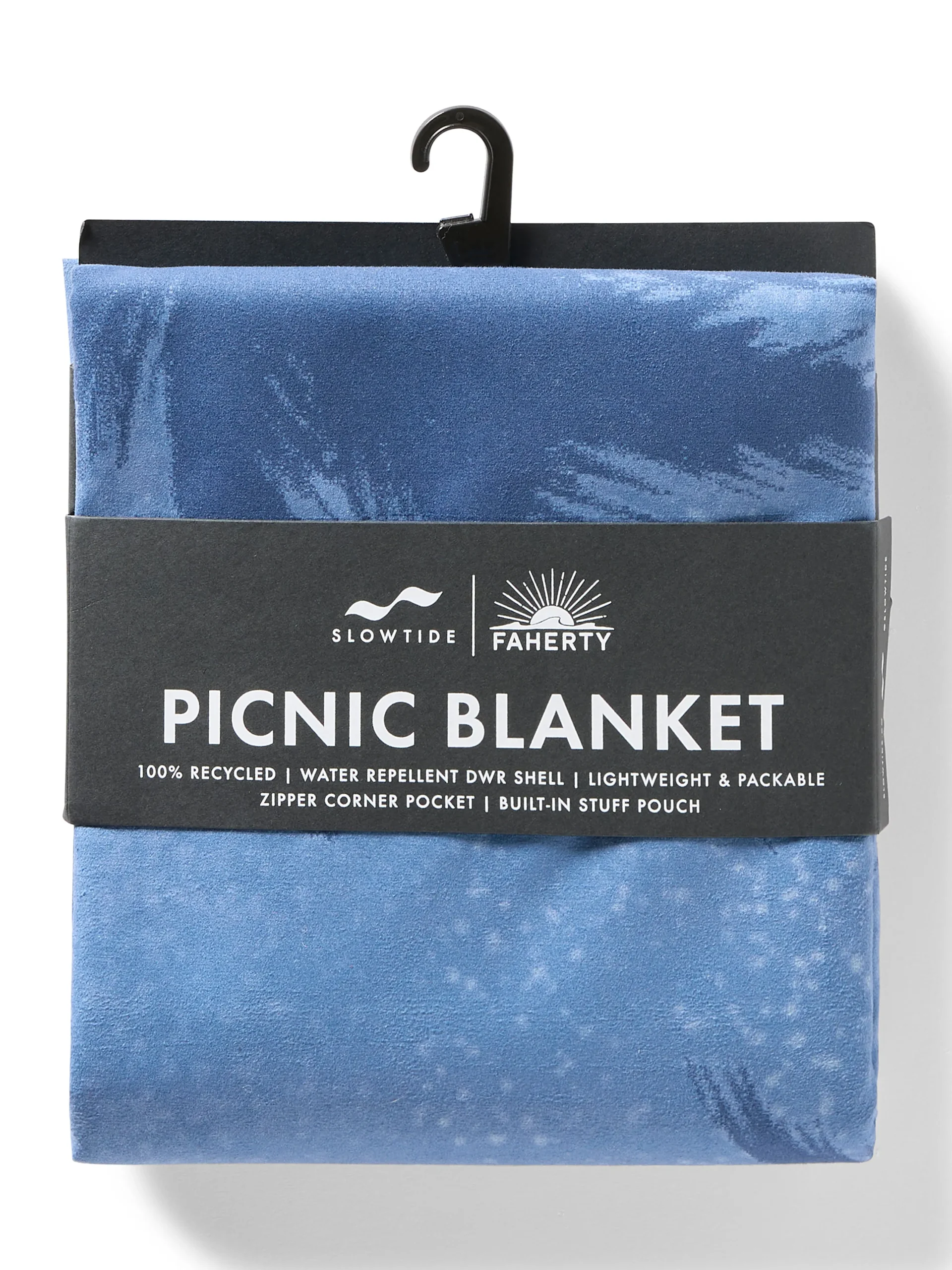 Home & More|Home & More^Faherty Brand Faherty X Slowtide Quick-Dry Picnic Blanket - Palm Rainbow Ombre