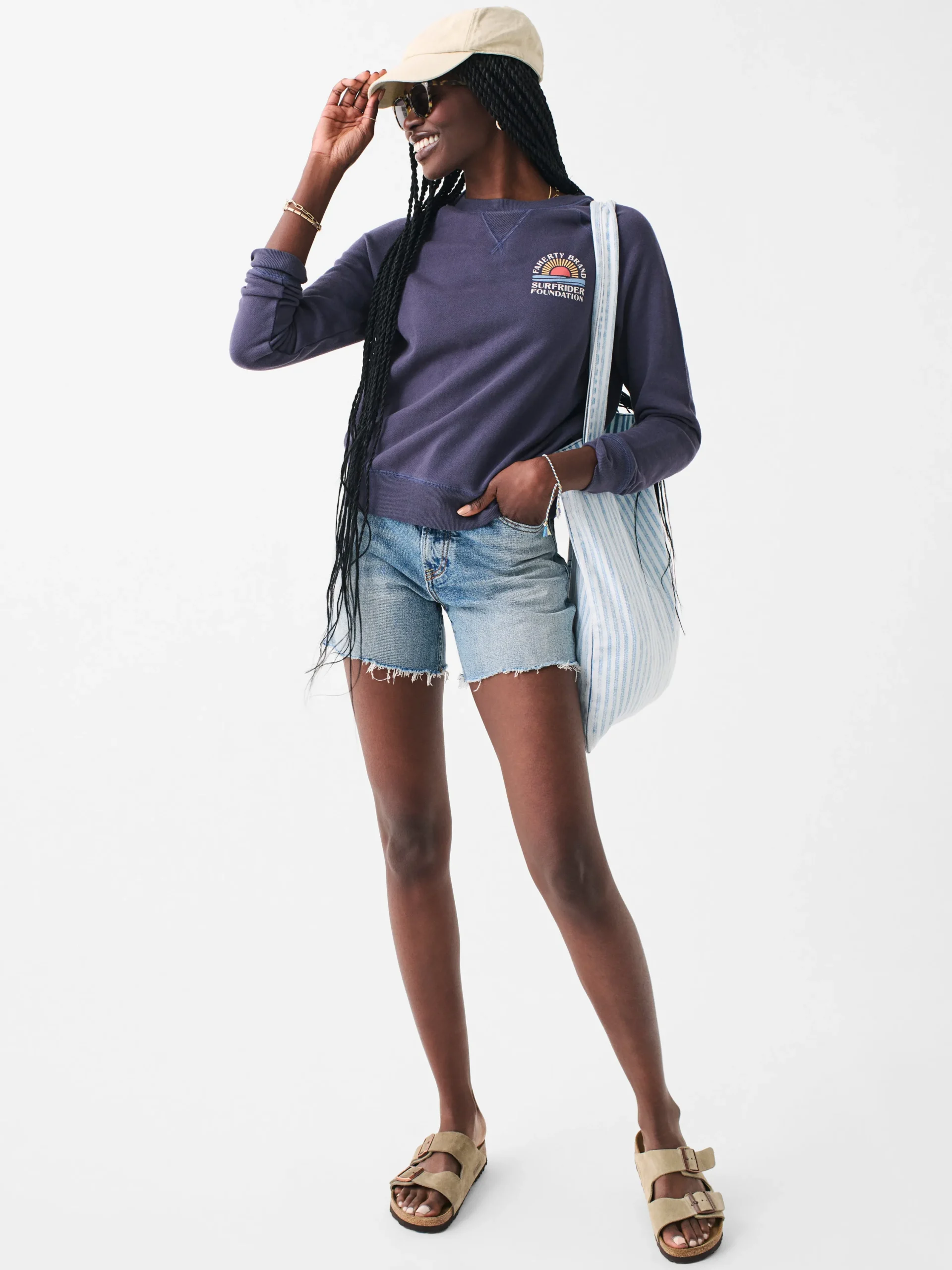Hoodies & Sweatshirts^Faherty Brand Faherty X Surfrider Sweatshirt - Blue Nights