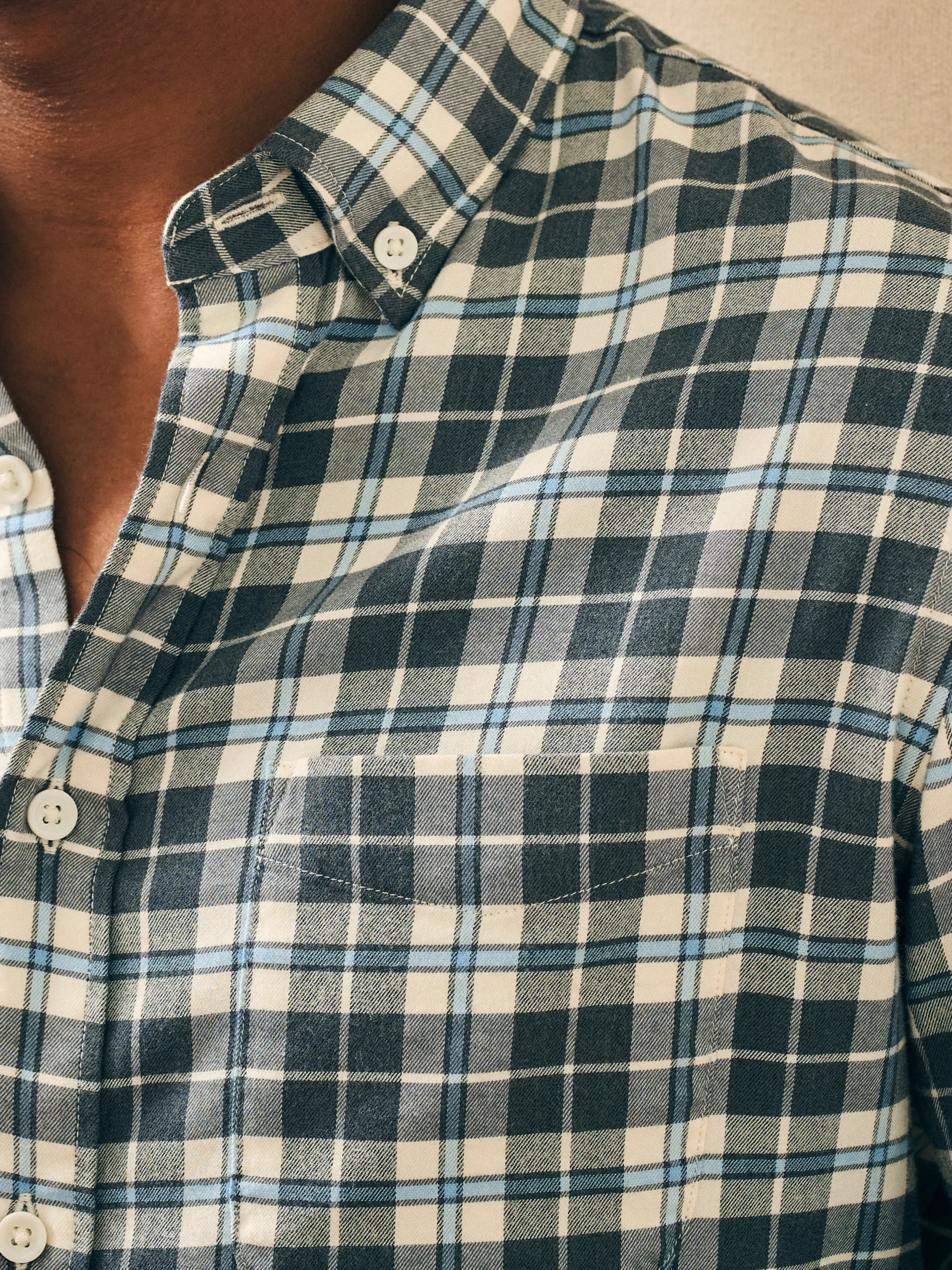 Shirts^Faherty Brand Featherweight Flannel Shirt - Key Rock Plaid