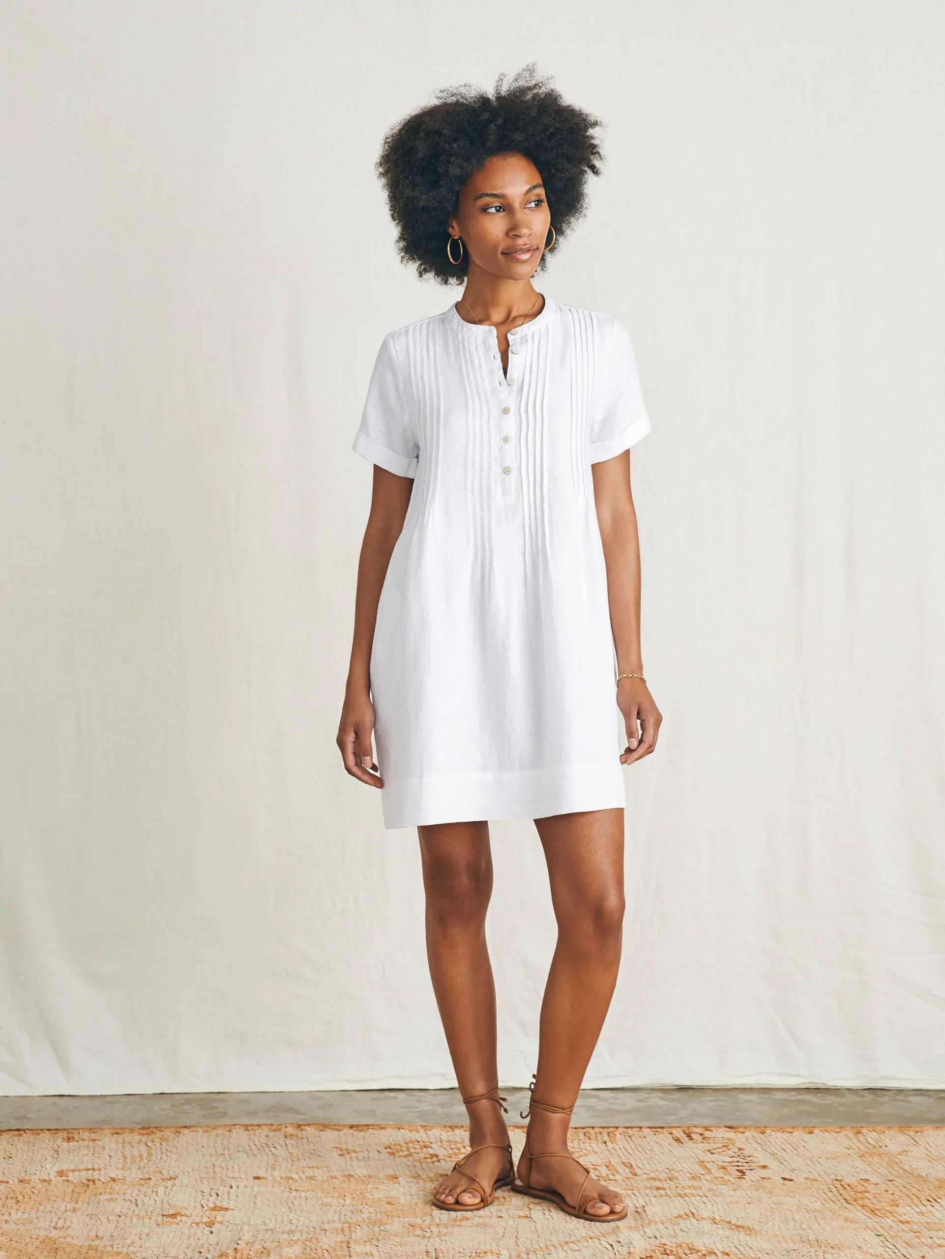 Dresses^Faherty Brand Gemina Dress - White