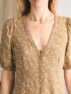 Dresses^Faherty Brand Havana Dress - Butternut Ditsy Floral