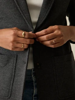 Blazers & Outerwear^Faherty Brand Inlet Knit Blazer - Black Sky Melange