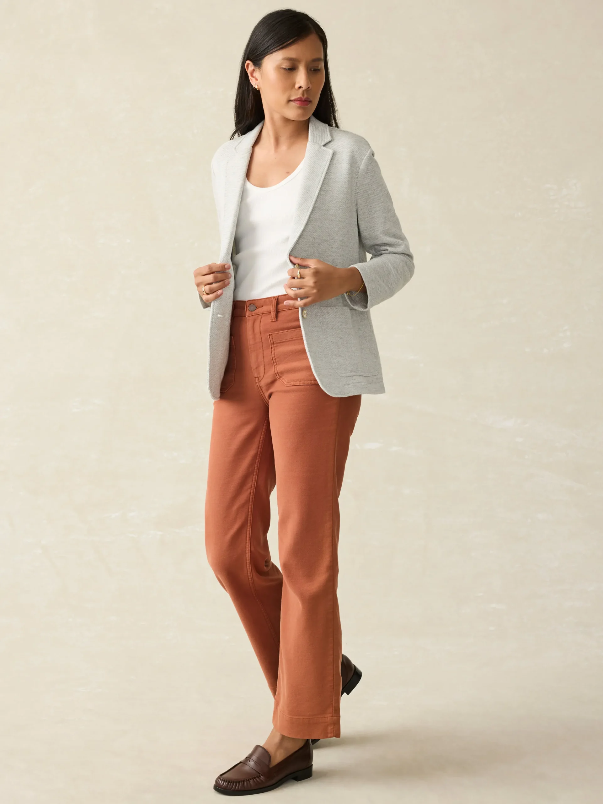 Blazers & Outerwear^Faherty Brand Inlet Knit Blazer - Heather Grey