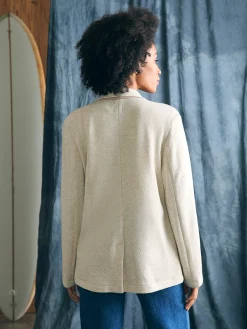 Blazers & Outerwear^Faherty Brand Inlet Knit Blazer - Light Oatmeal Melange