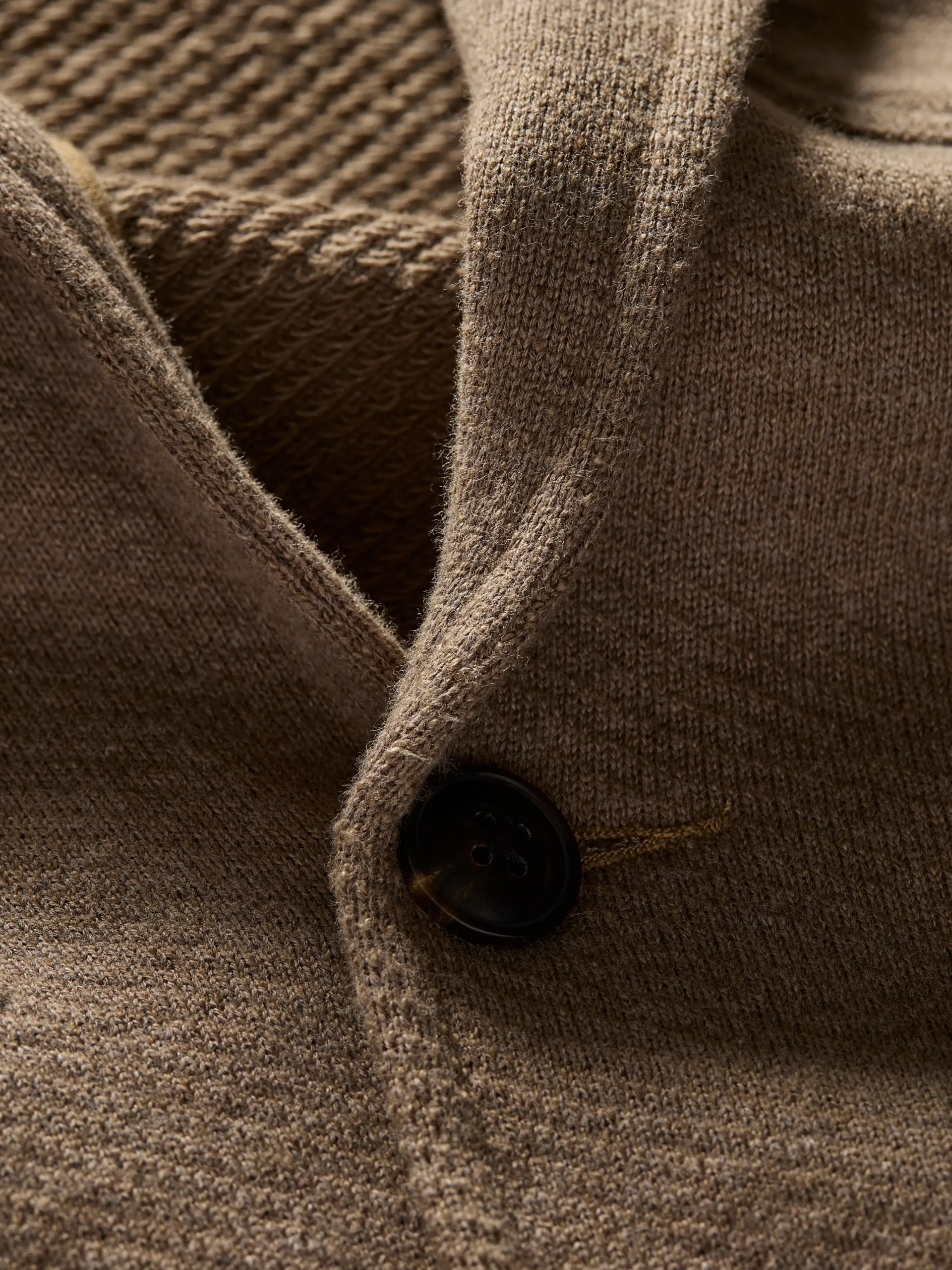 Blazers^Faherty Brand Inlet Knit Blazer - Walnut Melange