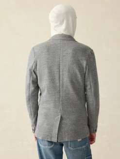 Blazers^Faherty Brand Inlet Knit Blazer (Tall) - Heather Grey
