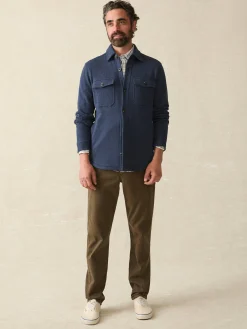 Jackets & Vests^Faherty Brand Inlet Knit CPO - Navy Night Melange