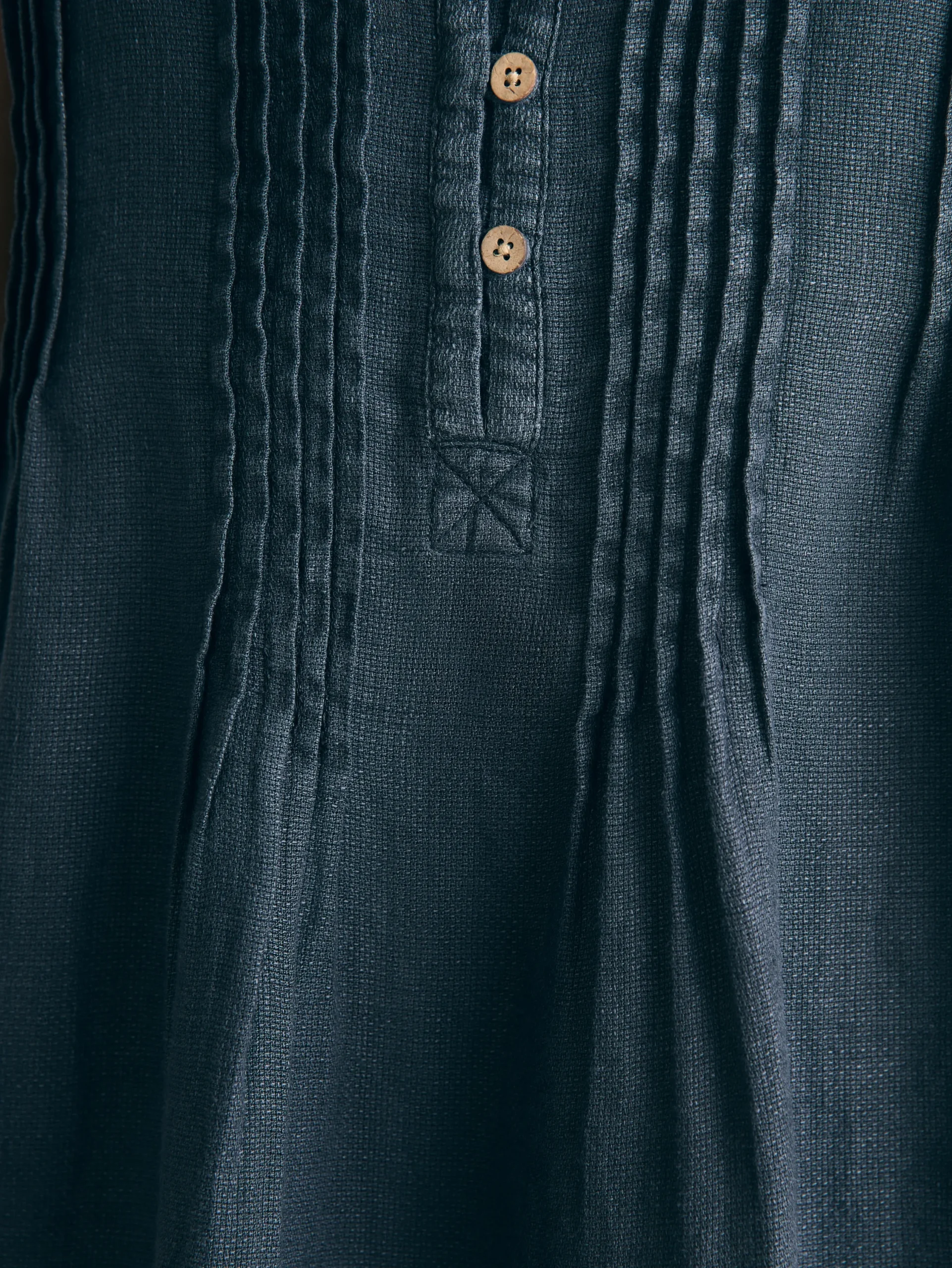 Dresses^Faherty Brand Isha Basketweave Dress - Washed Black