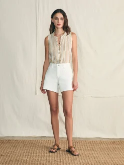 Shirts & Tops^Faherty Brand Isha Top - Natural Bombay Stripe
