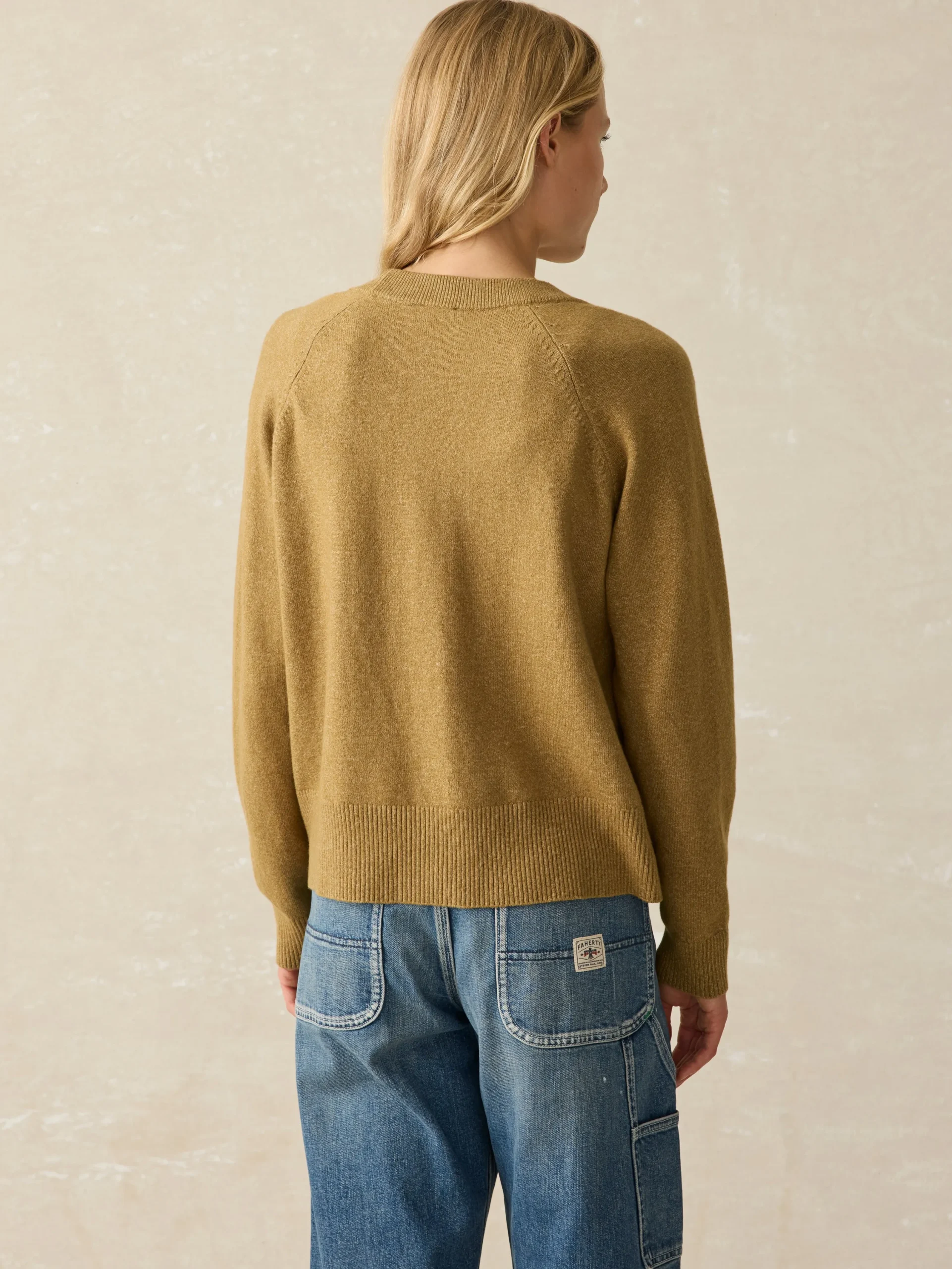Sweaters^Faherty Brand Jackson Cardigan - Antique Bronze Heather