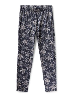 Kids^Faherty Brand Kids Cloud Cotton Pajama Set - Navy Tropic Trees