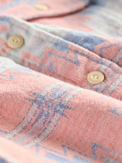 Kids^Faherty Brand Kids Doug Good Feather Overshirt - Water Color Star Nation
