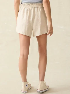 Shorts & Skirts^Faherty Brand Laguna Linen Tie Waist Short - Flax